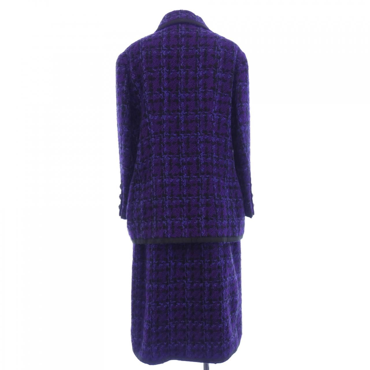 【未使用】CHANEL 96A ココボタン ヴィンテージ ウール セットアップ 未使用】CHANEL 96A ココボタン ヴィンテージ ウール セットアップ