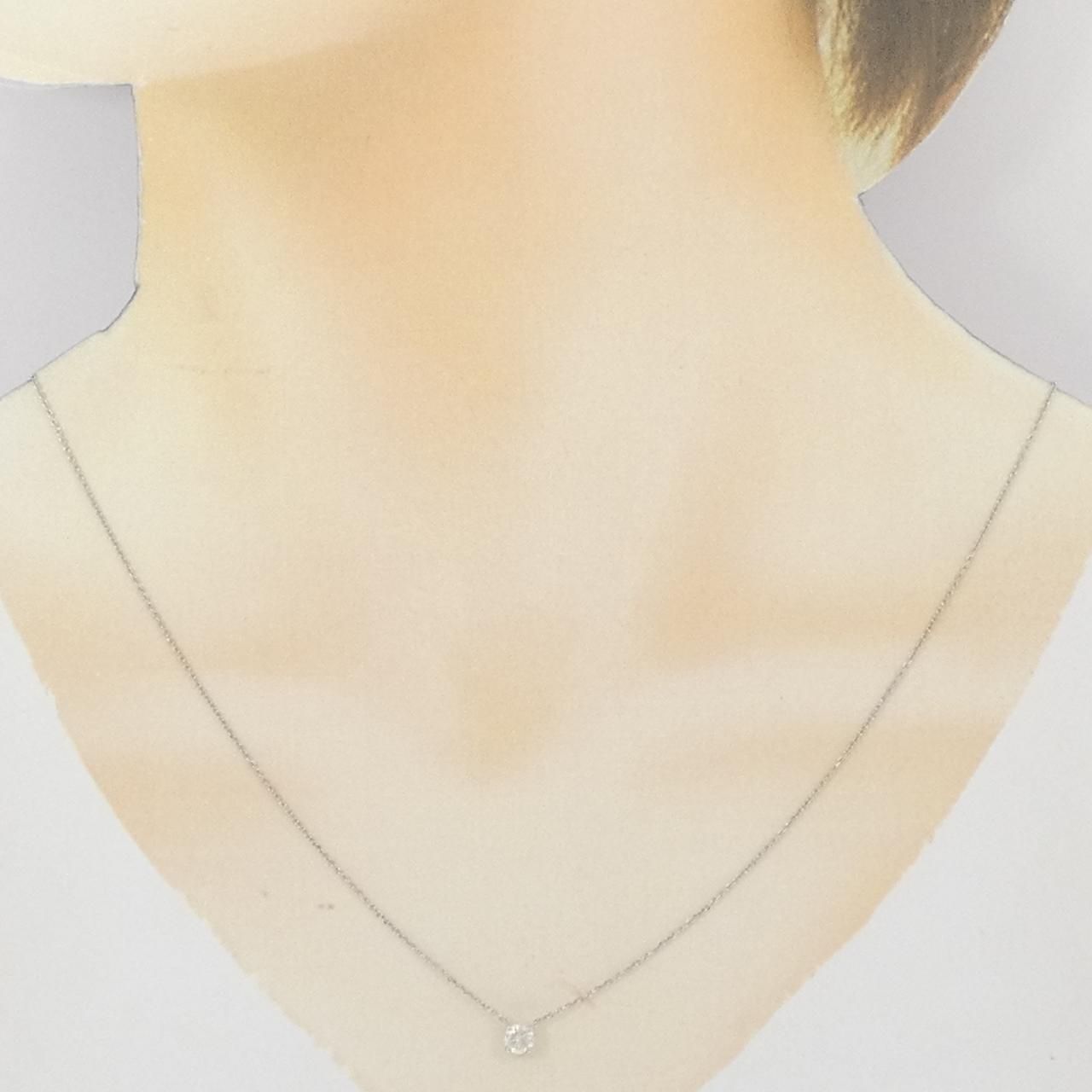 ダイヤモンド ネックレス プラチナ ソリティア PT850 PT900/PT850 ソリティア ダイヤモンド ネックレス 0.321CT - メルカリ
