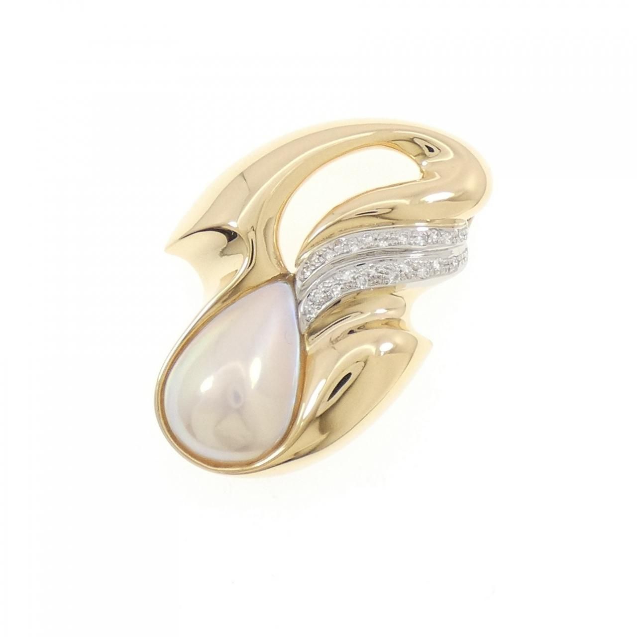 タサキ マベパール ブローチ - メルカリ