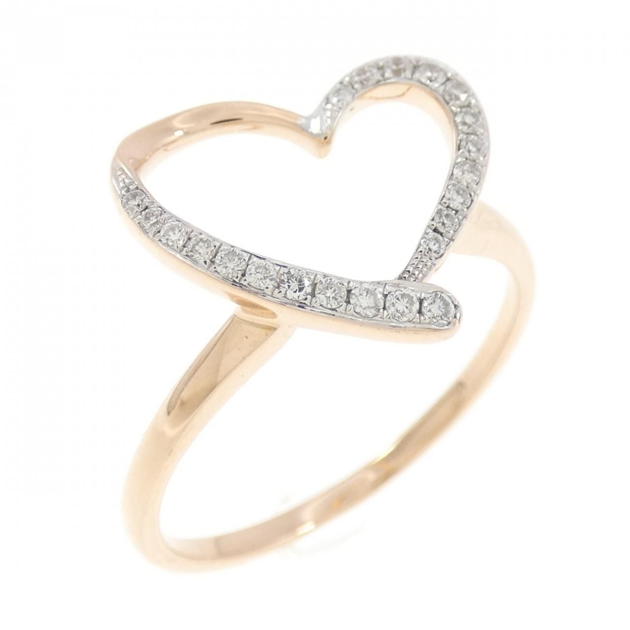 K18WG ハート メレダイヤモンド トップ　0.38ct K18WG ハート メレダイヤモンド トップ 0.38ct k18オニキス&メレ