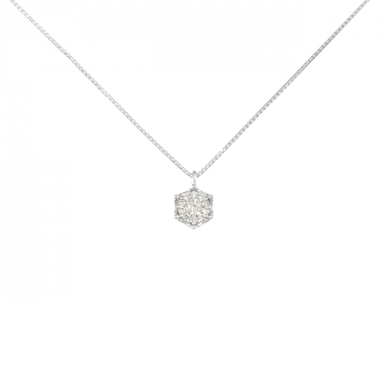 pt900pt850 ダイヤモンド付きネックレス PT900/850 ダイヤモンド ネックレス 118208160002 | VERITEOnl