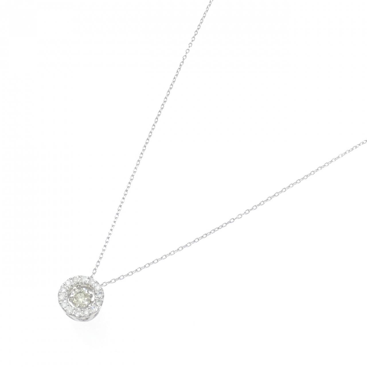 PT900/PT850 ダイヤモンド ネックレス 0.32CT - メルカリ