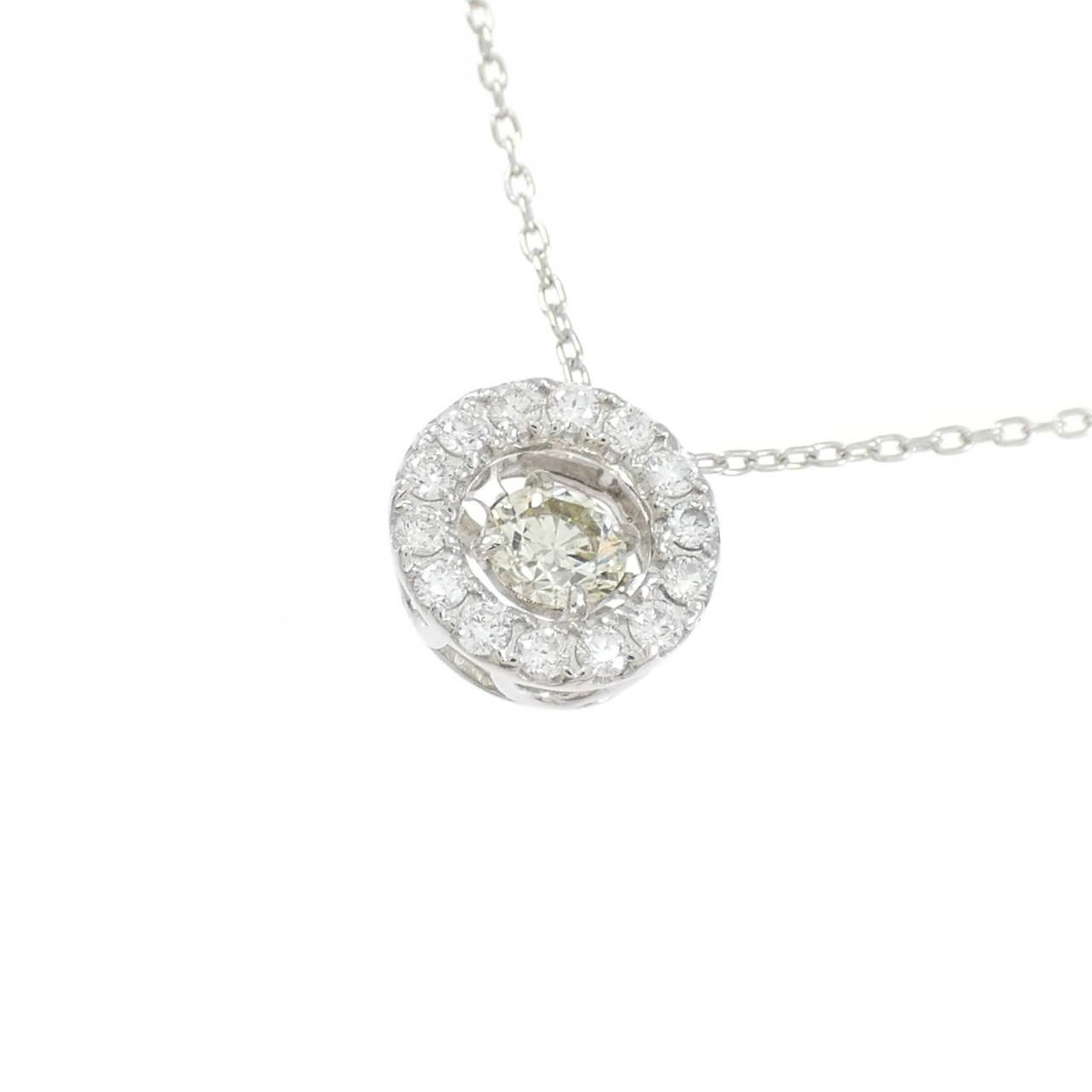 PT900/PT850 ダイヤモンド ネックレス 0.32CT - メルカリ