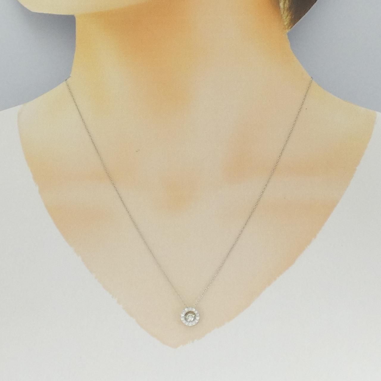 朝まで赤字の出品使用少なめPT900/PT850ダイヤ0.32きらりんネックレス PT900/PT850 ダイヤモンド ネックレス 0.32CT - メルカリ