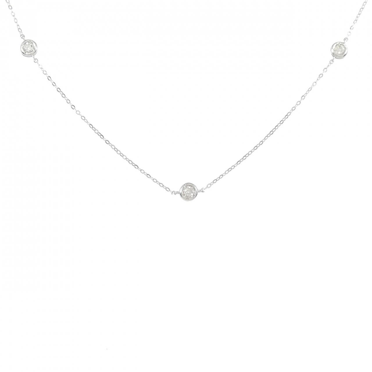 PT 950 850 ダイヤモンド ネックレス 0 15 CT