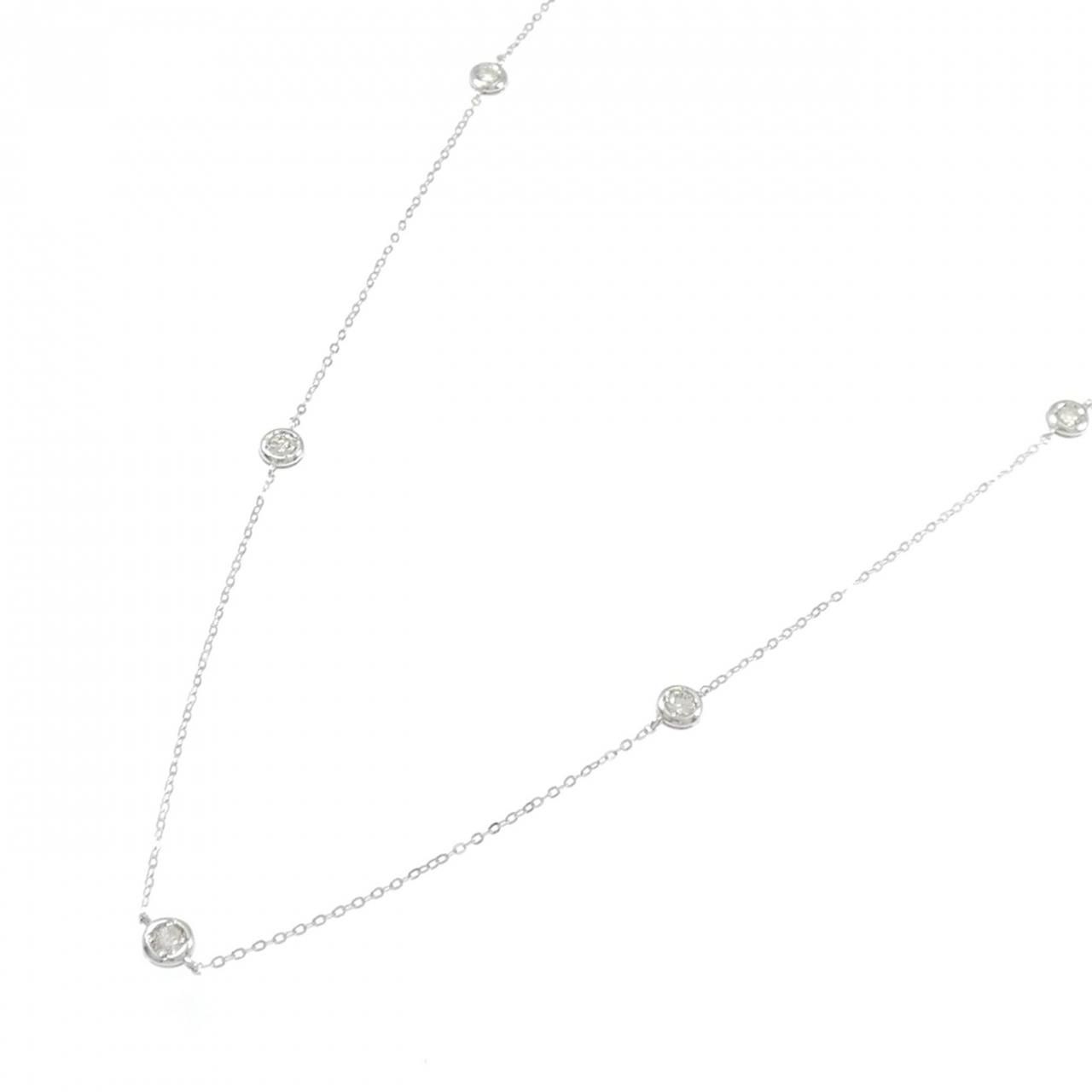 PT 950 850 ダイヤモンド ネックレス 0.15 CT