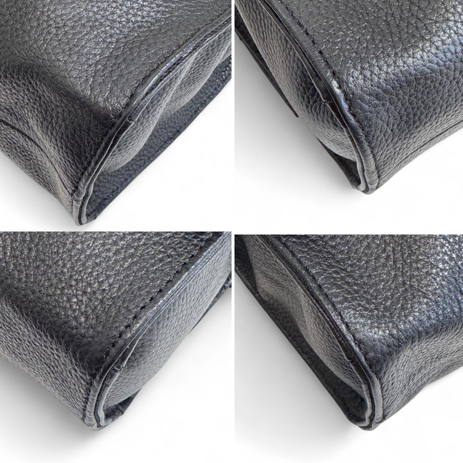 2055【未使用級】ear PAPILLONNER イアパピヨネ レザー ボディバッグ