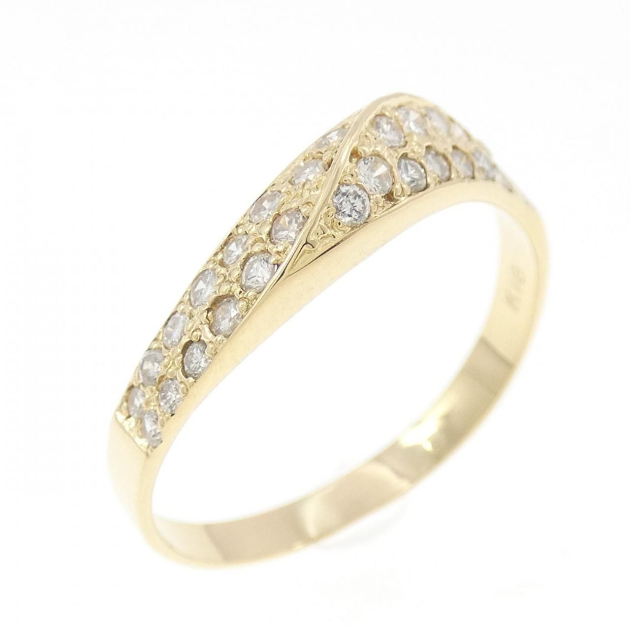 K18YG ダイヤモンド リング 0.29CT - メルカリ