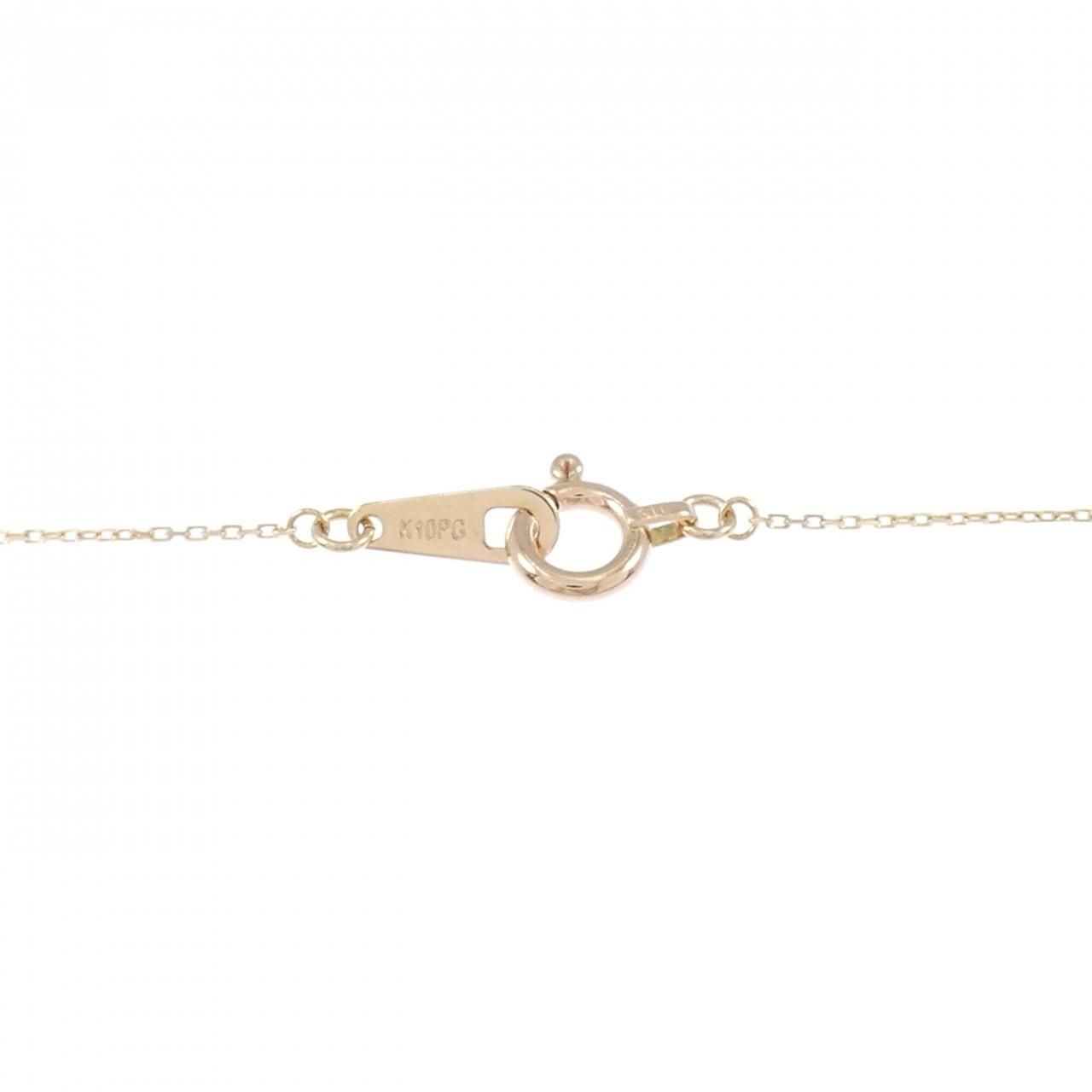 K10PGダイヤモンドネックレス　　中古品 K10PG ダイヤモンド ネックレス : KOMEHYO ONLINESTORE Yahoo!店
