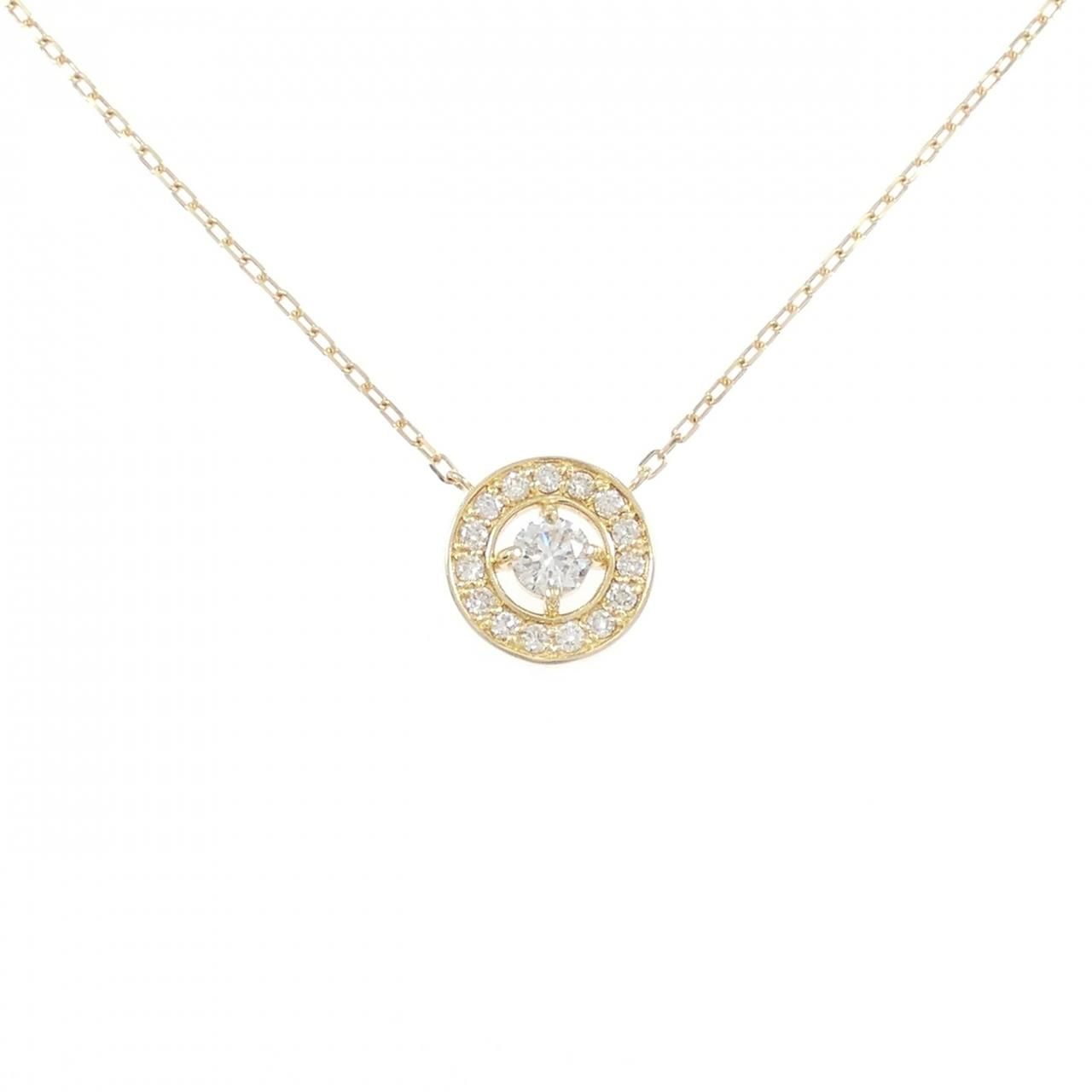 K 18 YG ダイヤモンド ネックレス 0 20 CT