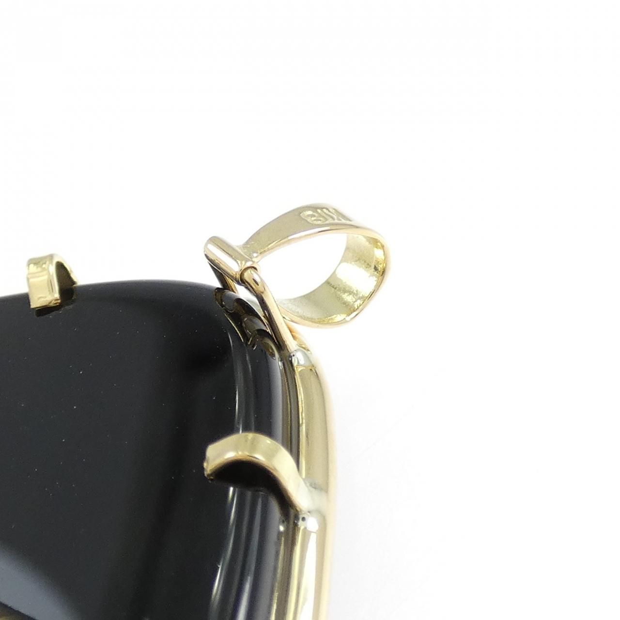 K18YG メノウカメオ ブローチ - メルカリ