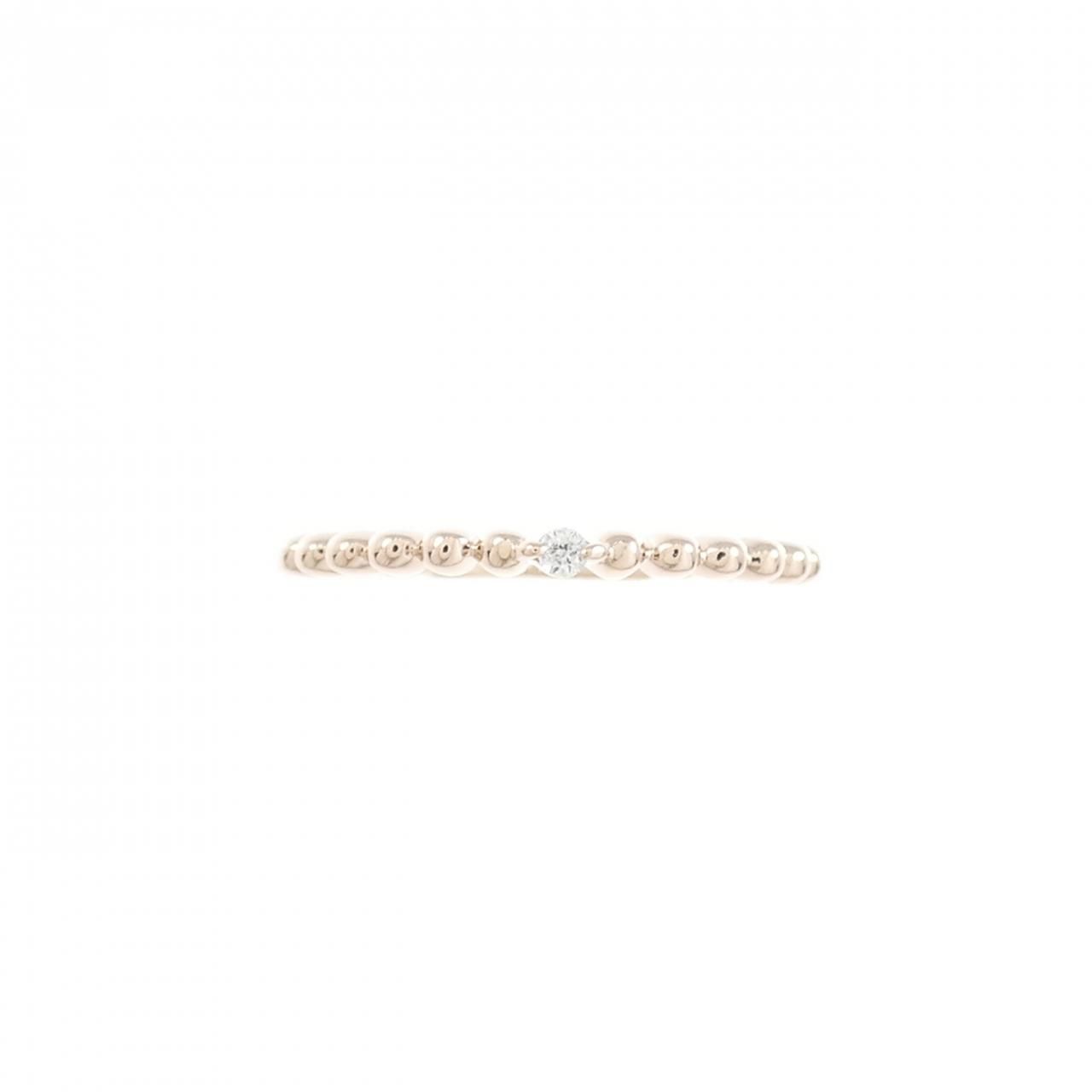 K10PG ダイヤモンド ピンキーリング 0.01CT - メルカリ