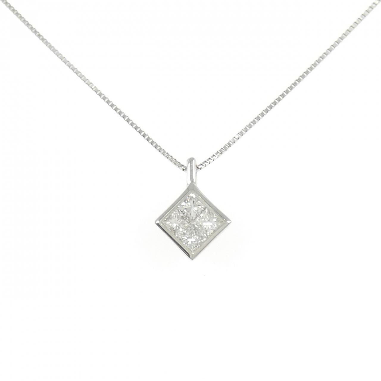 PT900/PT850 ダイヤモンド ネックレス 0.60CT - メルカリ