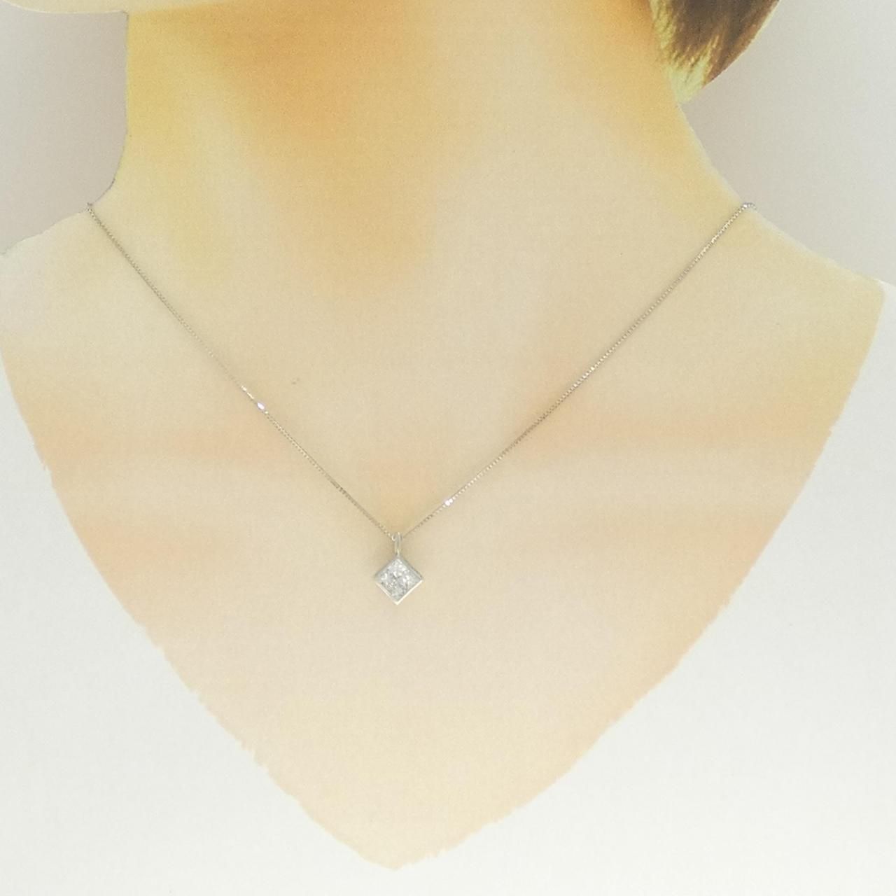 PT900/PT850 ダイヤモンド ネックレス 0.60CT - メルカリ