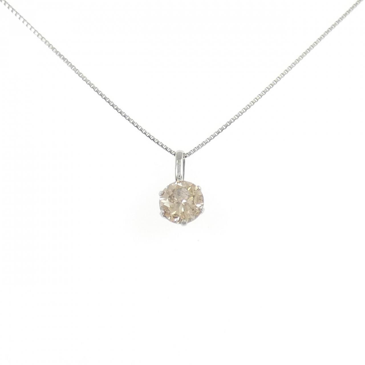 PT 900 850 ソリティア ダイヤモンド ネックレス 0 7 CT