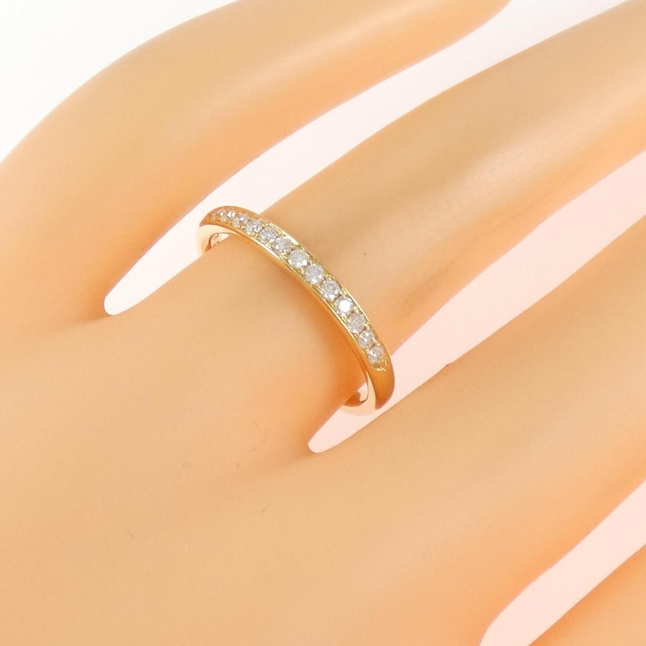 ギンザ タナカ ダイヤモンド リング 0.15 CT ケーブル編み リブ編み