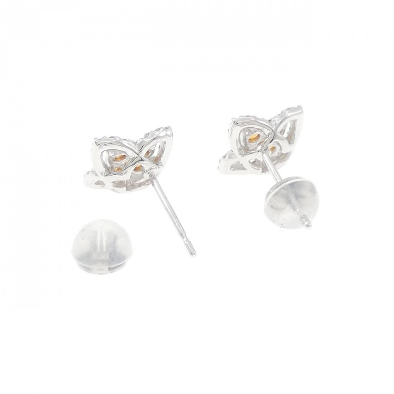 PT 950 900 サファイヤ ピアス 0.30 CT 冷房対策 ワイドデニム