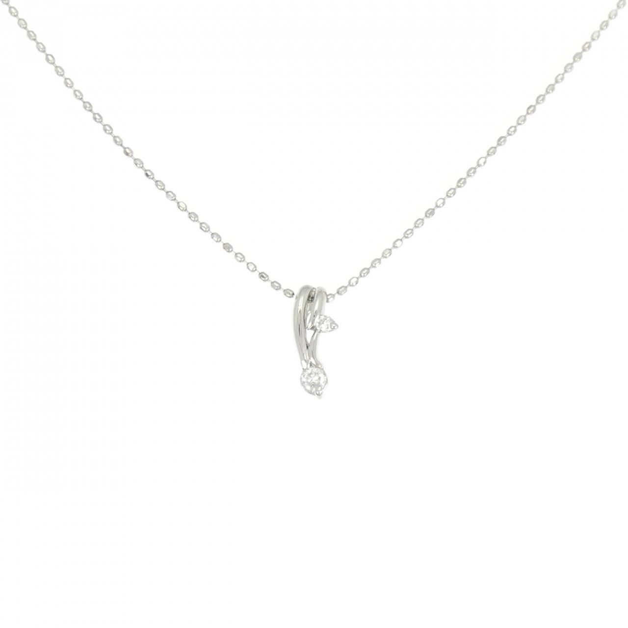 PT900/PT850 ダイヤモンド ネックレス 0.06CT - メルカリ
