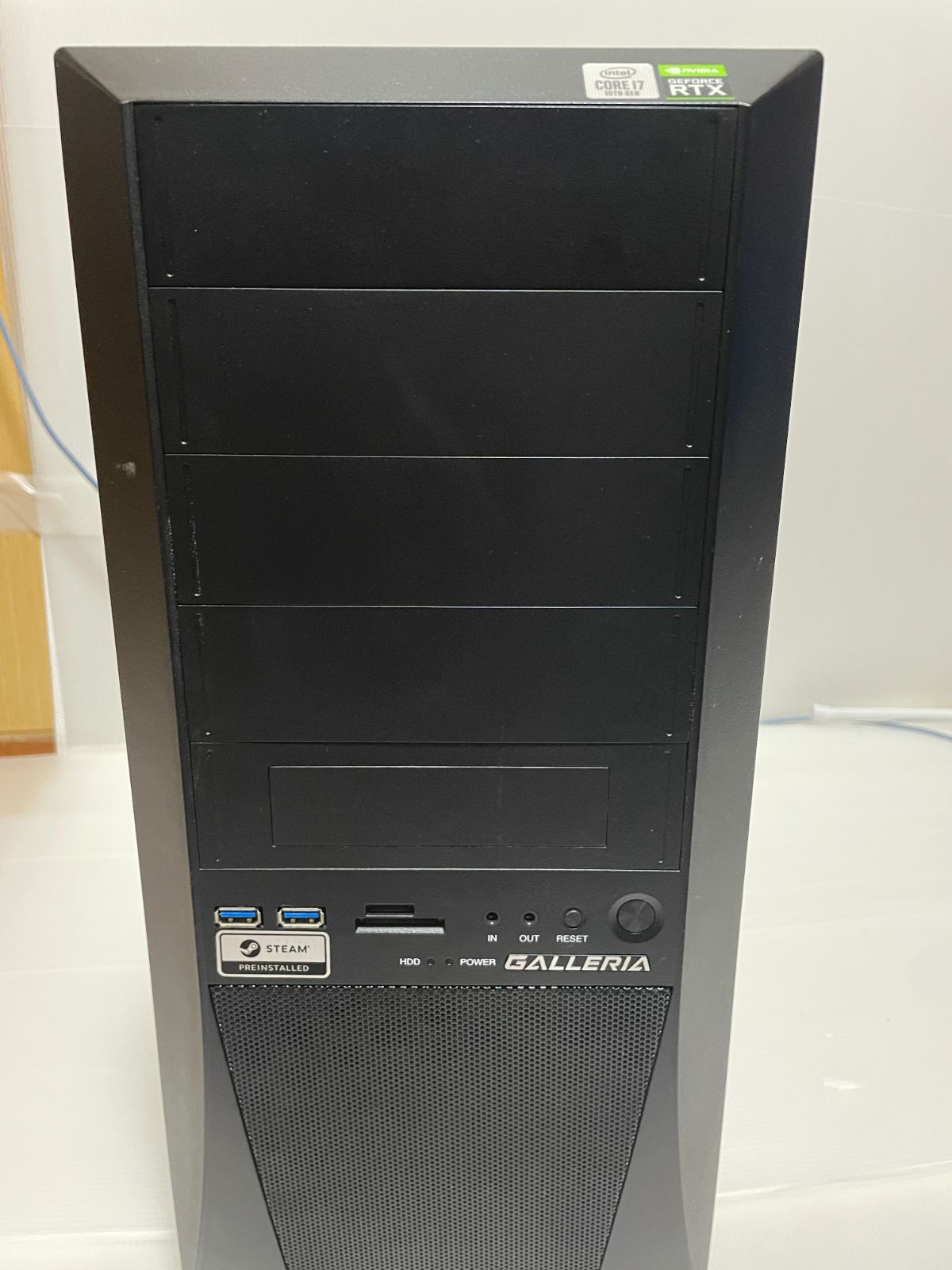 ガレリア ゲーミングPC Windows11　 i7 10700 RTX 2070 SUPER　SSD 500GB　HDD 2TB　11c62