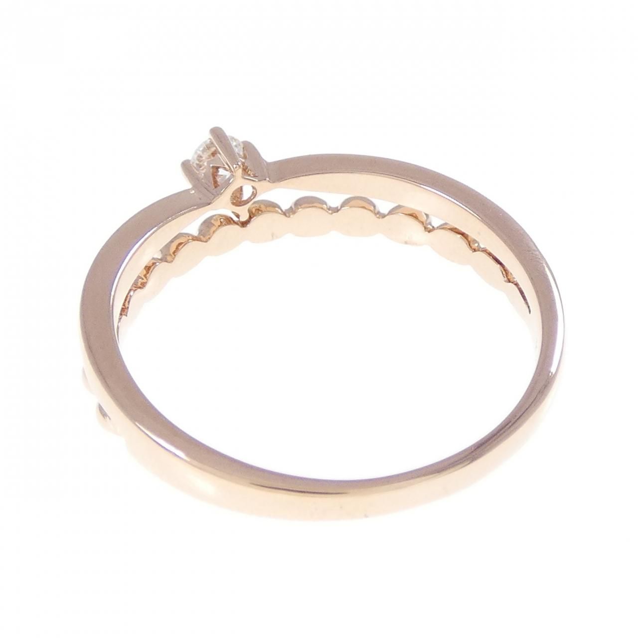 K10PG ダイヤモンド リング 0.06CT - メルカリ