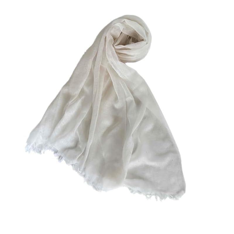 彡 I P ストール カシミヤ 手洗いOK 約30 gのカシミヤシフォンストール Airfuwa IP 24 002 2 ホワイト 0