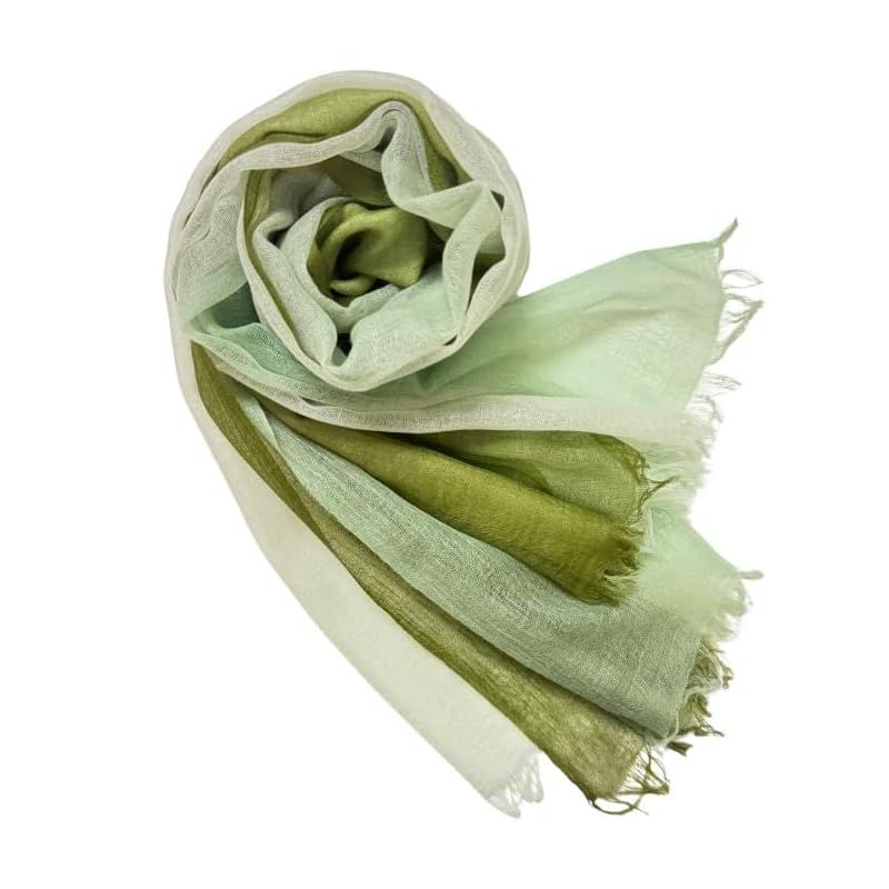 彡 I.P.P ストール 夏 レディース 空気をまとう約30 g軽さ カシミヤ 冷房対策 UV プレゼント エアふわ フォレストグリーン 1