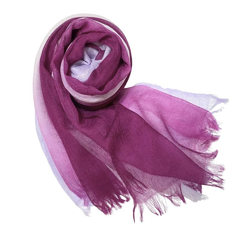 彡 I.P.P ストール 夏 レディース 空気をまとう約30 g軽さ カシミヤ 冷房対策 UV プレゼント エアふわ アメジスト 1