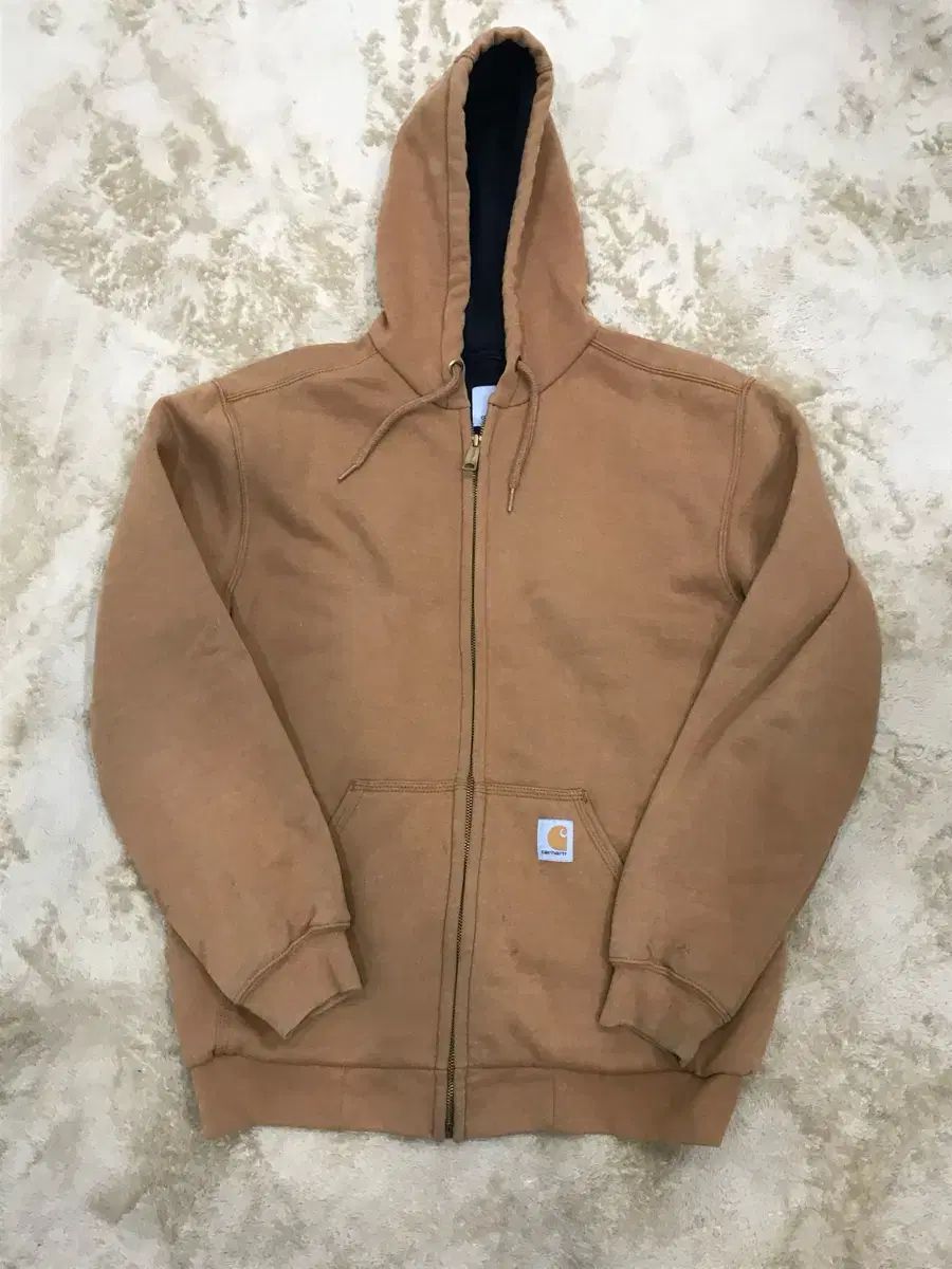 Carhartt カーハート ブラウン フード ジップアップ s