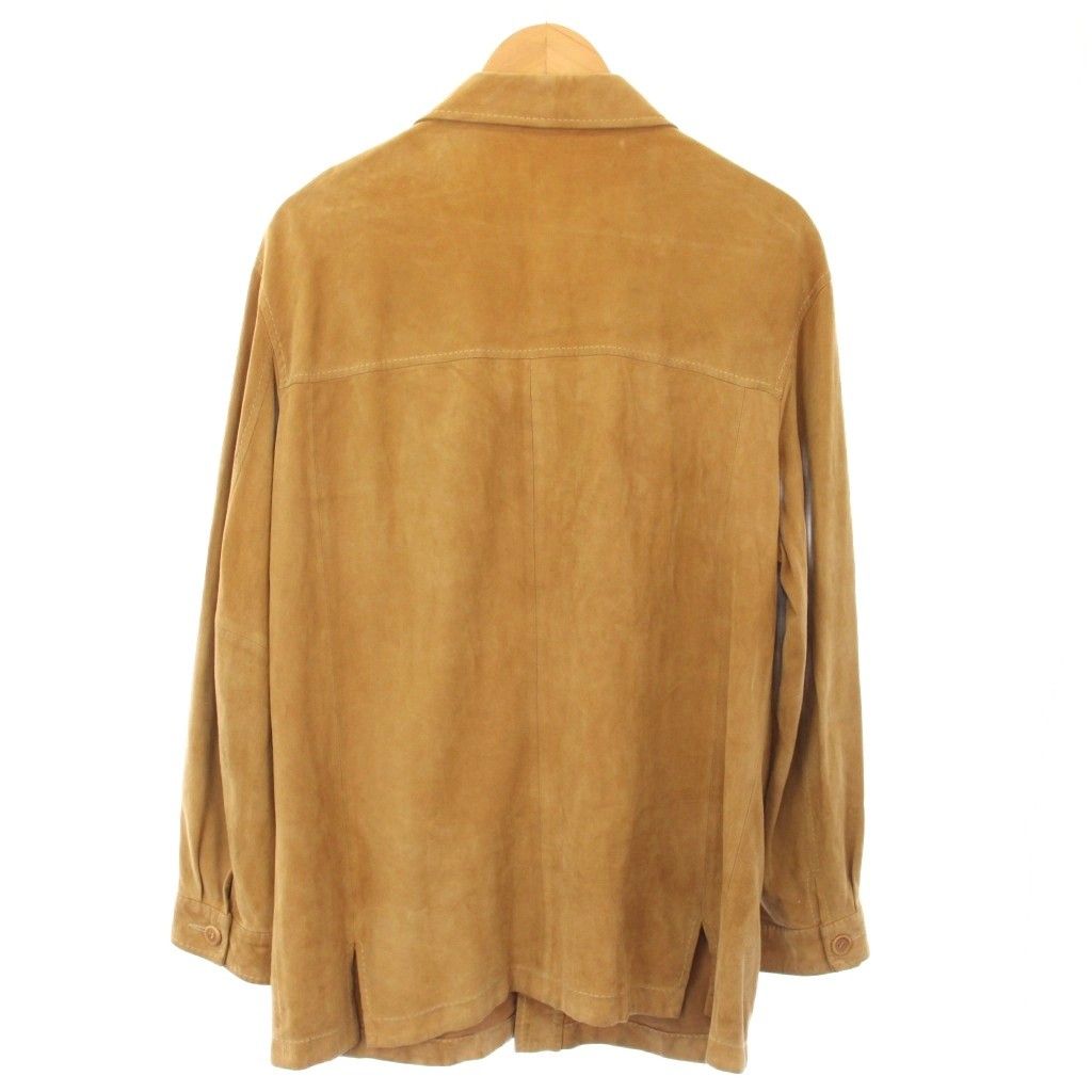【中古】パルジレリ PAL ZILERI SPORT シャツジャケット スエード 48 ベージュ /TK ■BM メンズ パルジレリ PAL ZILERI SPORT シャツジャケット スエード 48 ベージュ