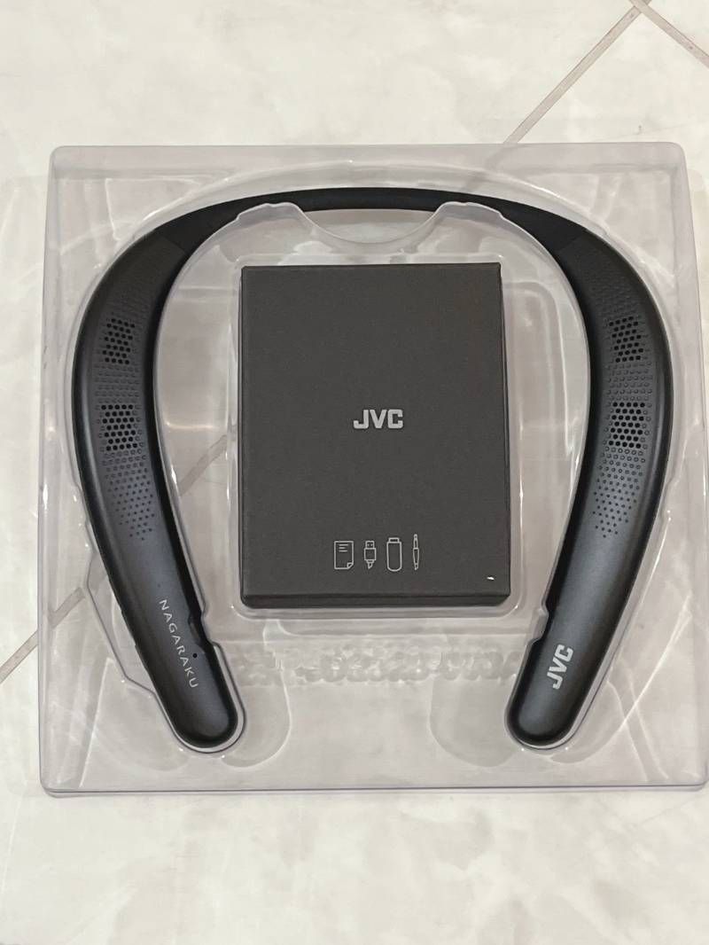 JVC NAGARAKU ネックバンドスタイルスピーカー Bluetooth SP-A7WT-B