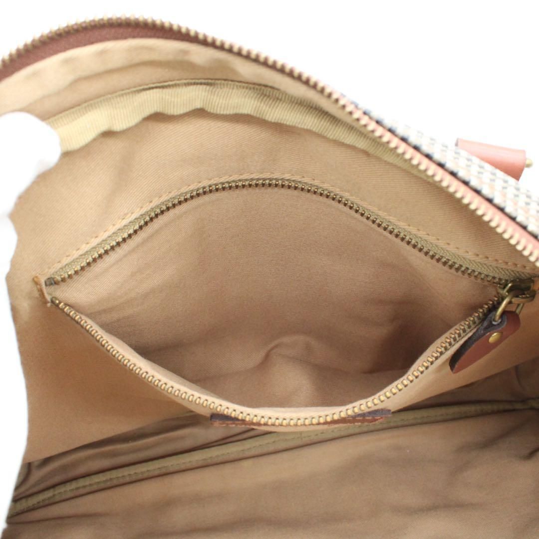 美品】Polo Ralph Lauren 千鳥格子 ビジネスバッグ ブラウン - メルカリ