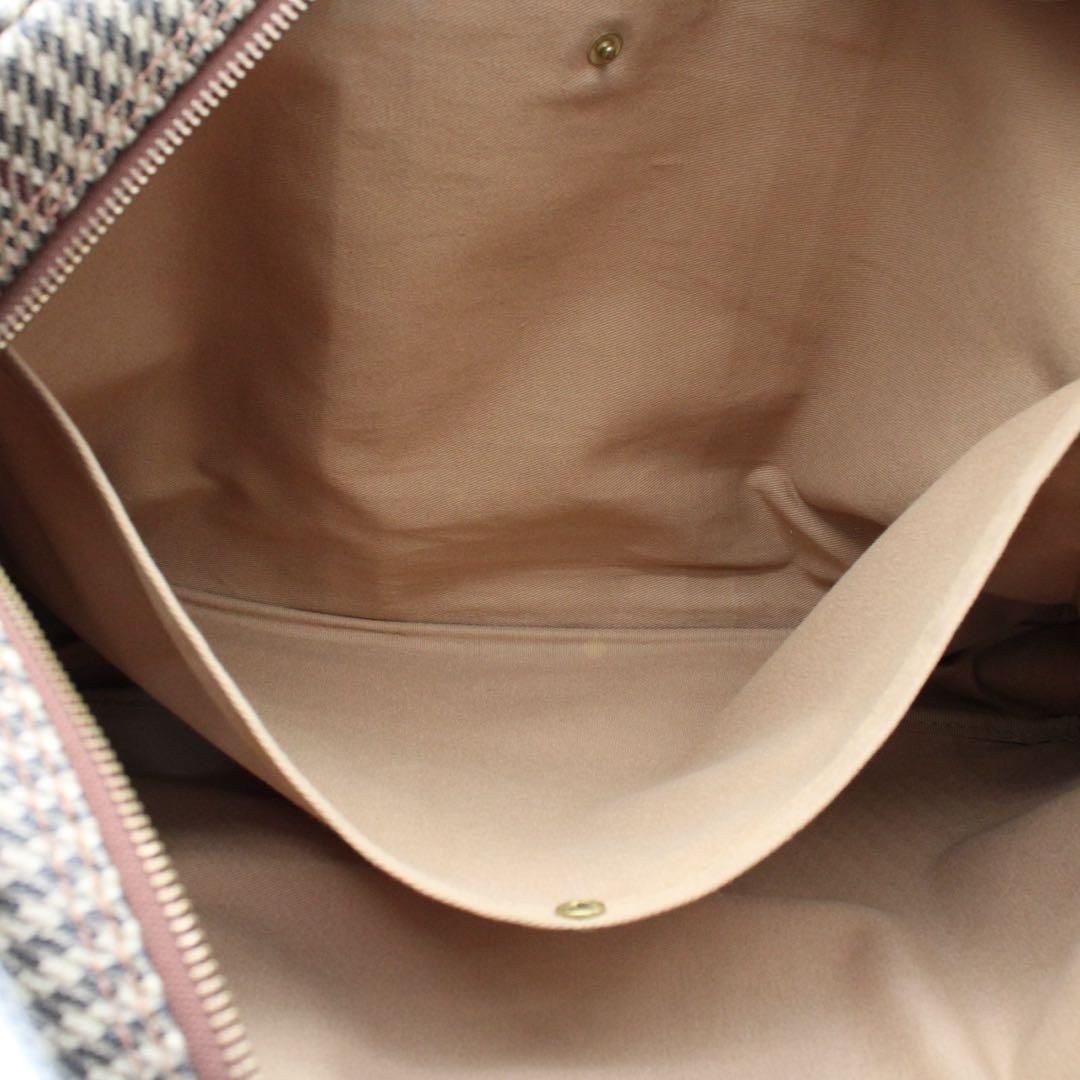 美品】Polo Ralph Lauren 千鳥格子 ビジネスバッグ ブラウン - メルカリ