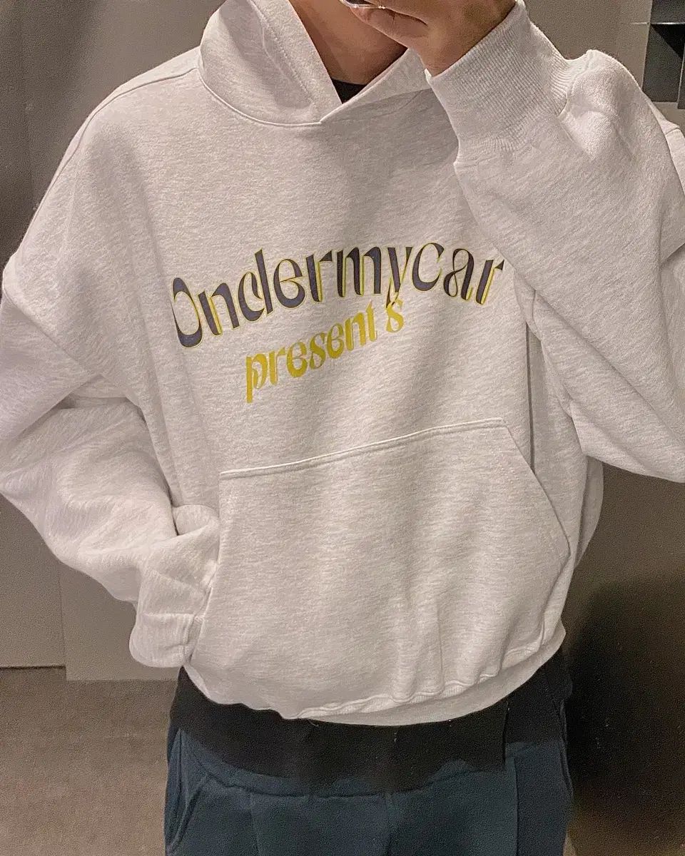 アンダーマイカー クロップド フードTシャツ mu 68 無