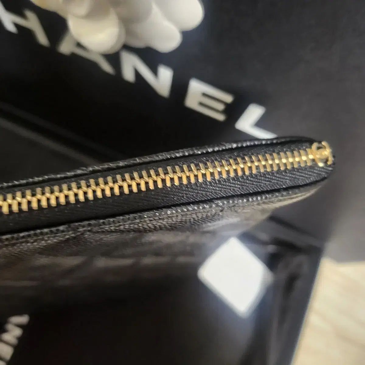  シャネル ブラック キャビア クラッチバッグ ギャランティーカード クラッチバッグ バッグ