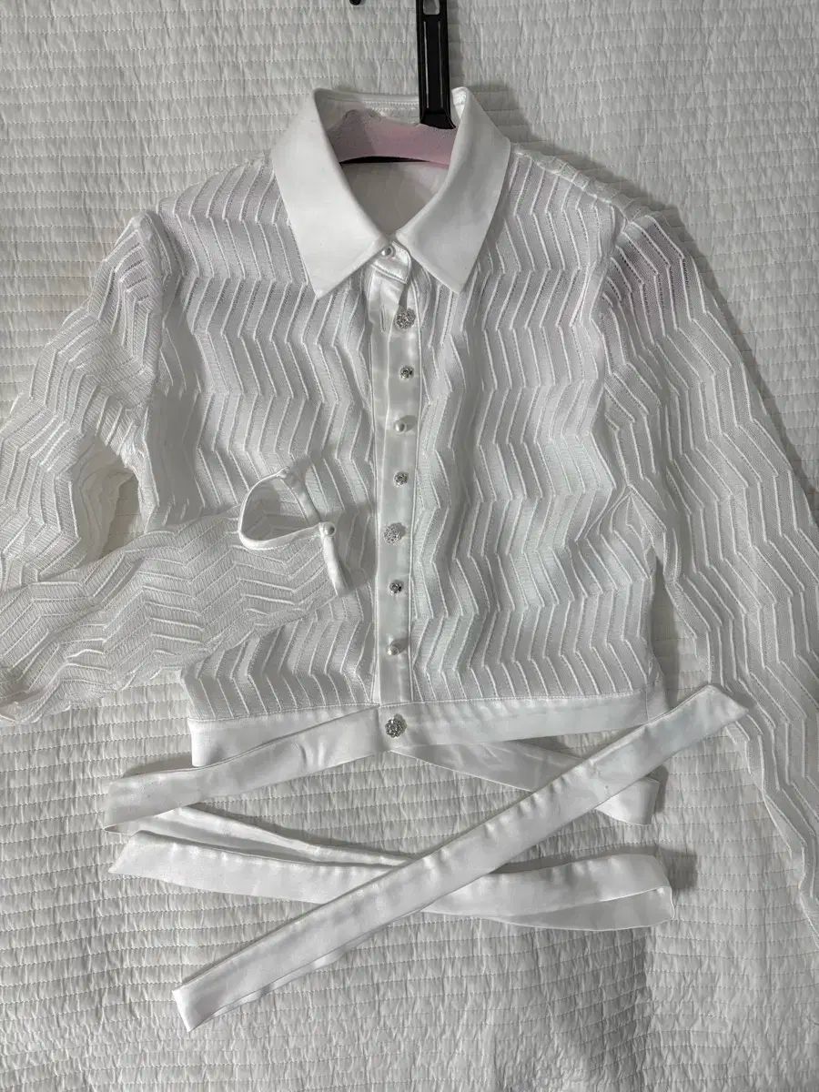 ジェイモン サテン リボン ブラウス s