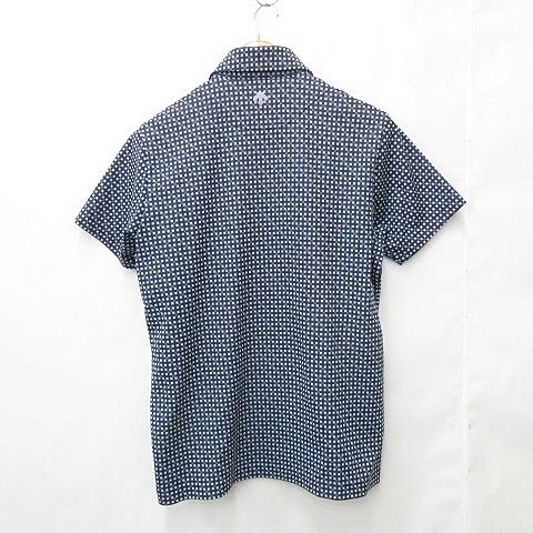 デサント　スリクソン　半袖シャツ ネイビー　Mサイズ　レディース デサント スリクソン 半袖シャツ ネイビー Mサイズ レディース