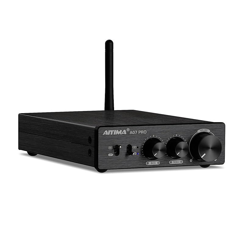 AIYIMA A 07 PRO デスクトップアンプ TPA 3255 QCC 304 X N 5532 5 Bluetooth 2 apt hd 300 W パワーアンプ Hifi AUDIO
