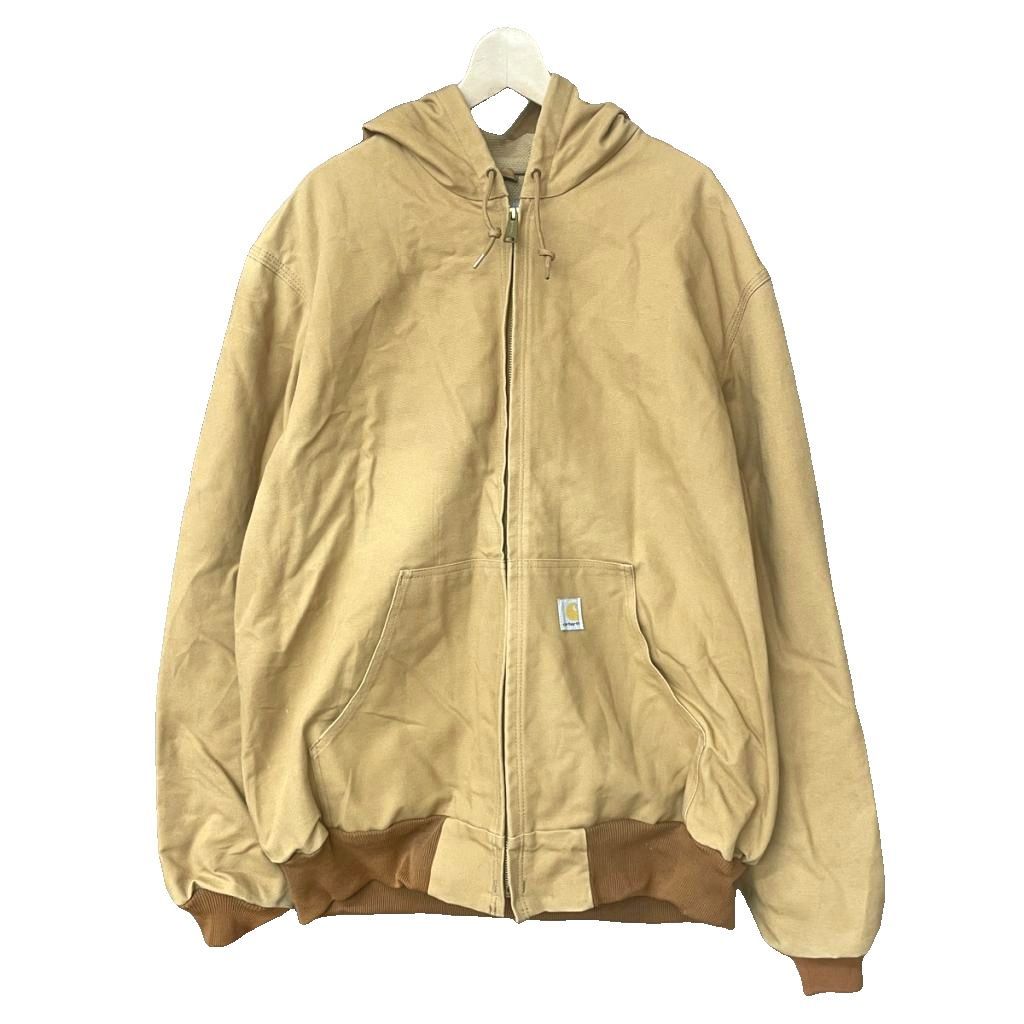 カーハート carhartt アクティブジャケット パーカー ブルゾン 裏地サーマル J 131 BRN XL ブラウン