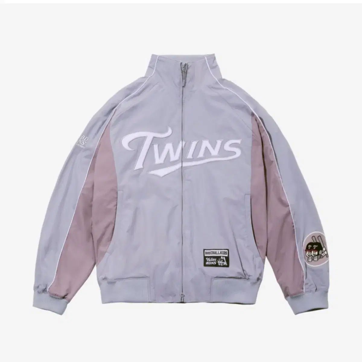 BDNS LGツインズ ダグアウト ジャケット ver 2 グレー ピンク L