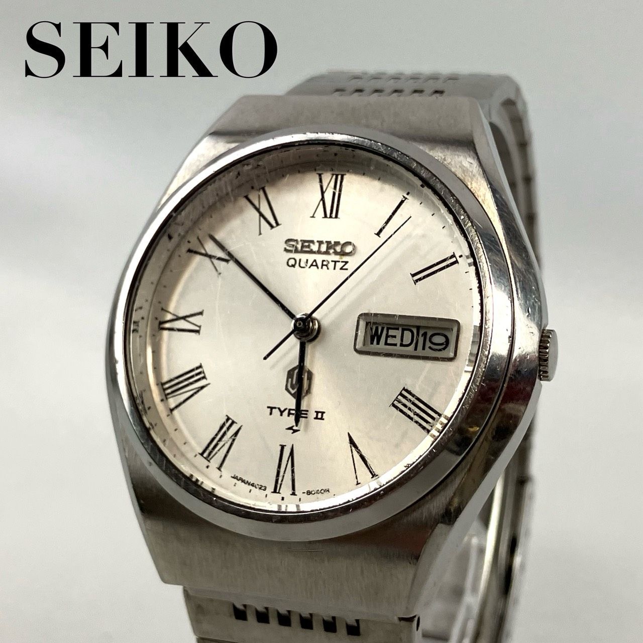稼働品 新品電池交換済み SEIKO セイコー 腕時計 アナログ クオーツ 