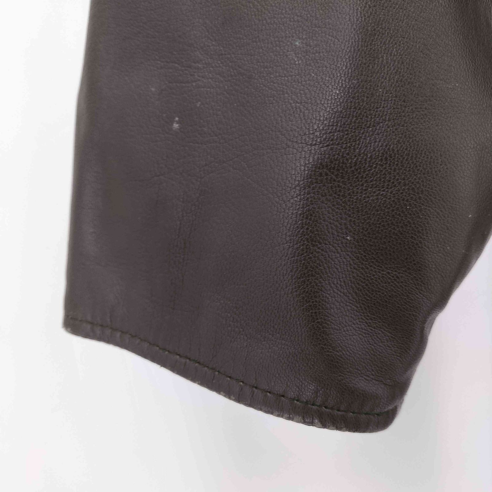 古着 レザーハーフコート