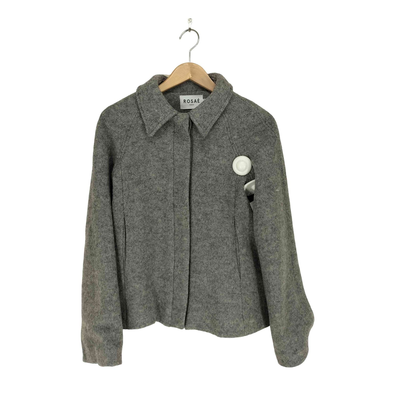 ユーズドフルギ 古着 ROSAE PARIS ウール比翼ジャケット import レディース 36