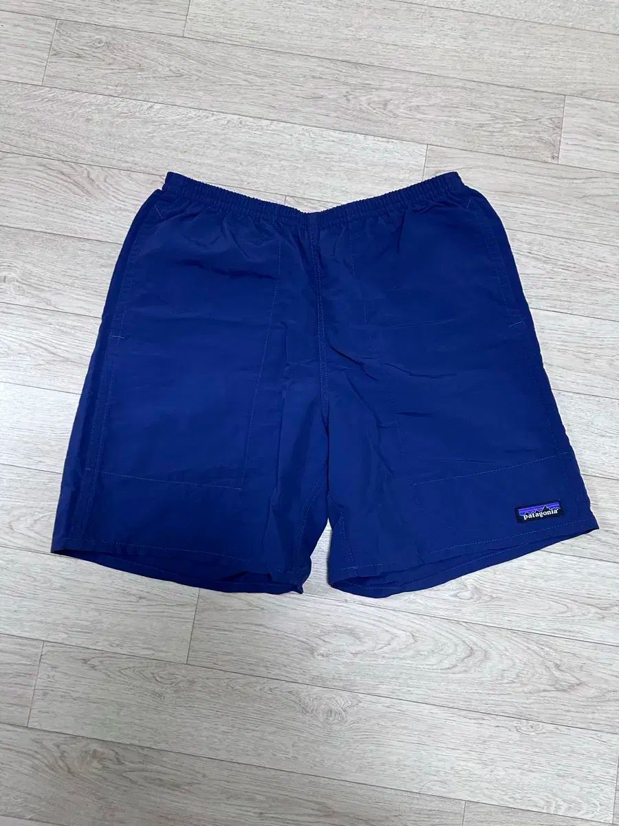 S パタゴニア バギーズ ロングス 7インチ タイドフル ブルー