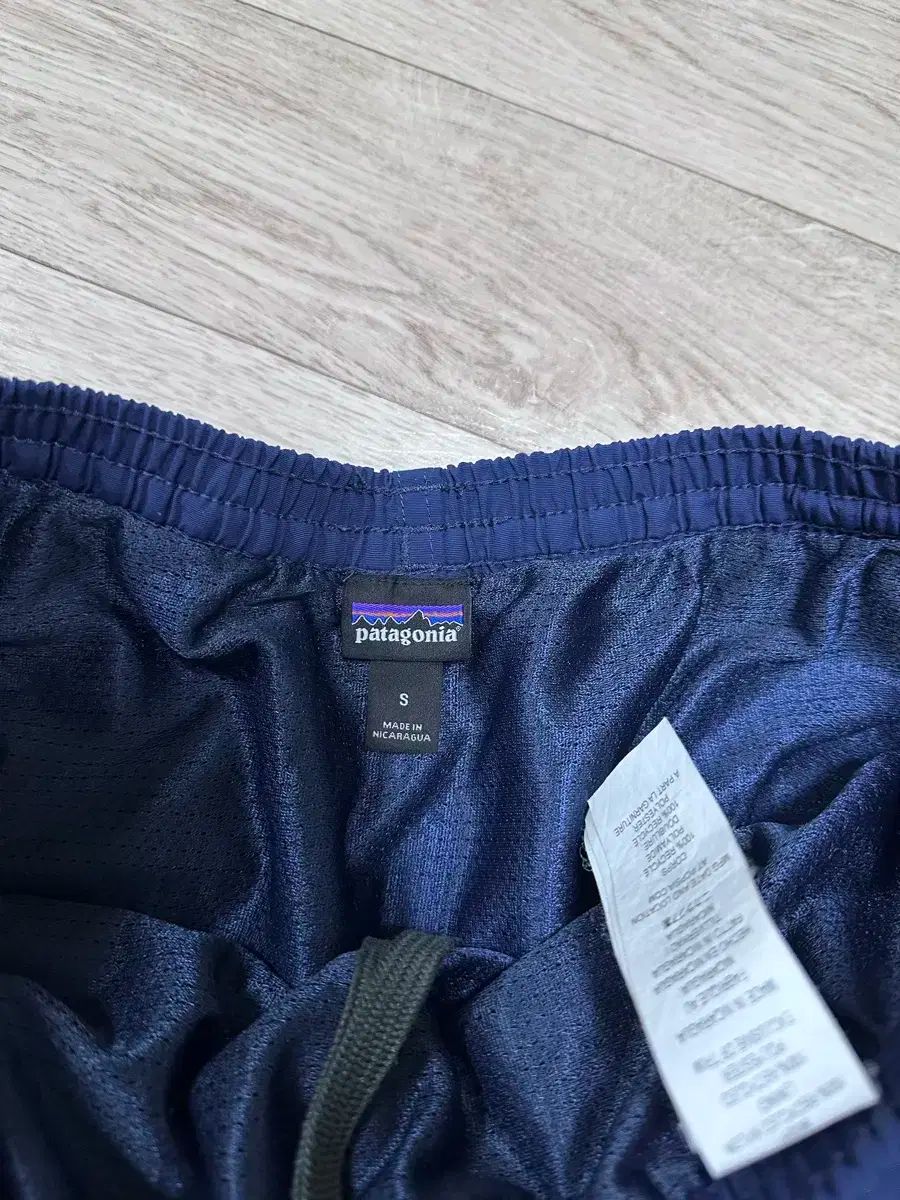 S パタゴニア バギーズ ロングス 7インチ タイドフル ブルー