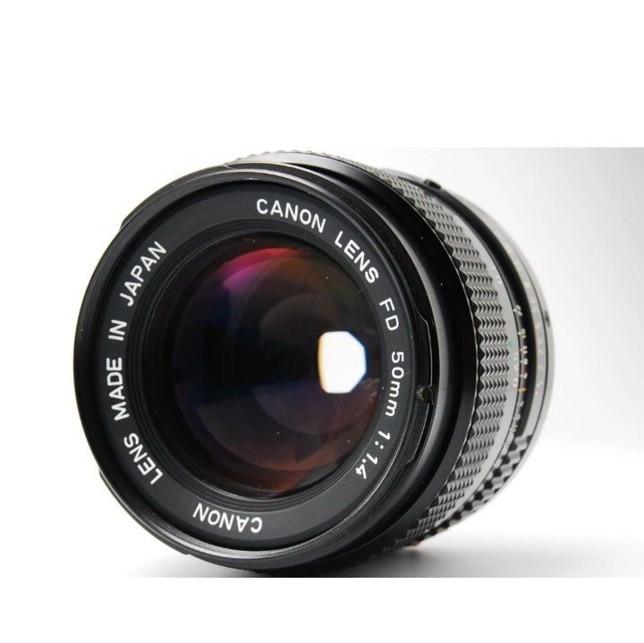 【良美品】Canon NEW FD 50mm F1.4【標準単焦点】 Canon New FD 50mm F1.4 標準レンズ MF 美品 近接良好 光学カビ・曇り