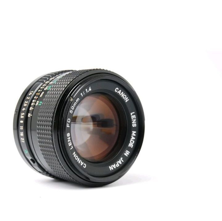 Canon New FD 50mm F1.4 標準レンズ MF 美品 近接良好 光学カビ・曇り