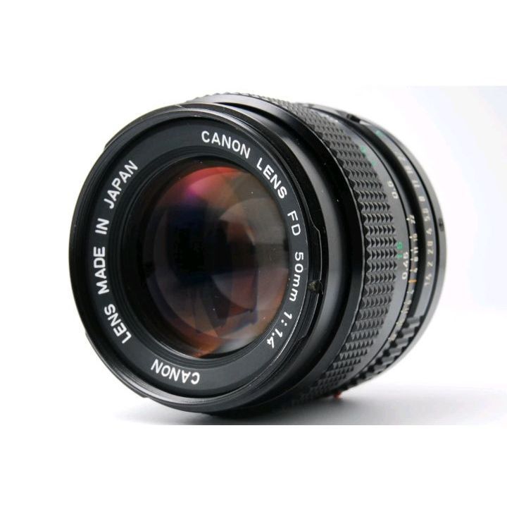 【良美品】Canon NEW FD 50mm F1.4【標準単焦点】 Canon New FD 50mm F1.4 標準レンズ MF 美品 近接良好 光学カビ・曇り