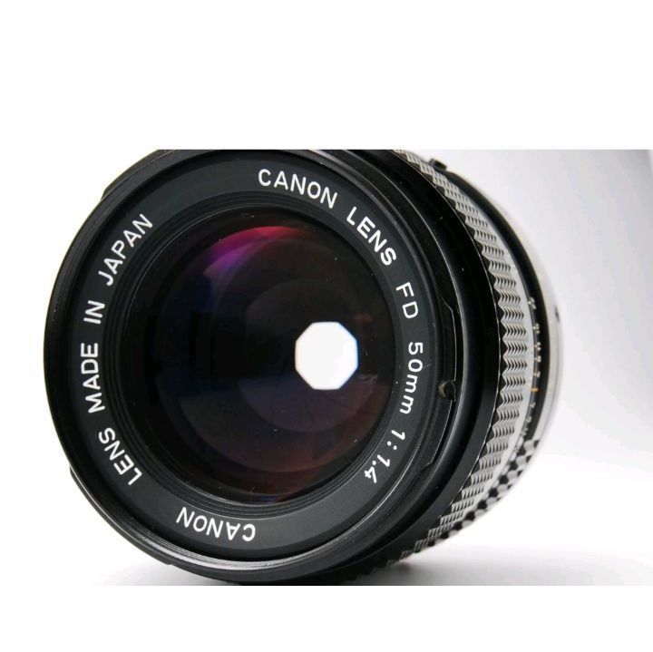 Canon New FD 50mm F1.4 標準レンズ MF 美品 近接良好 光学カビ・曇り