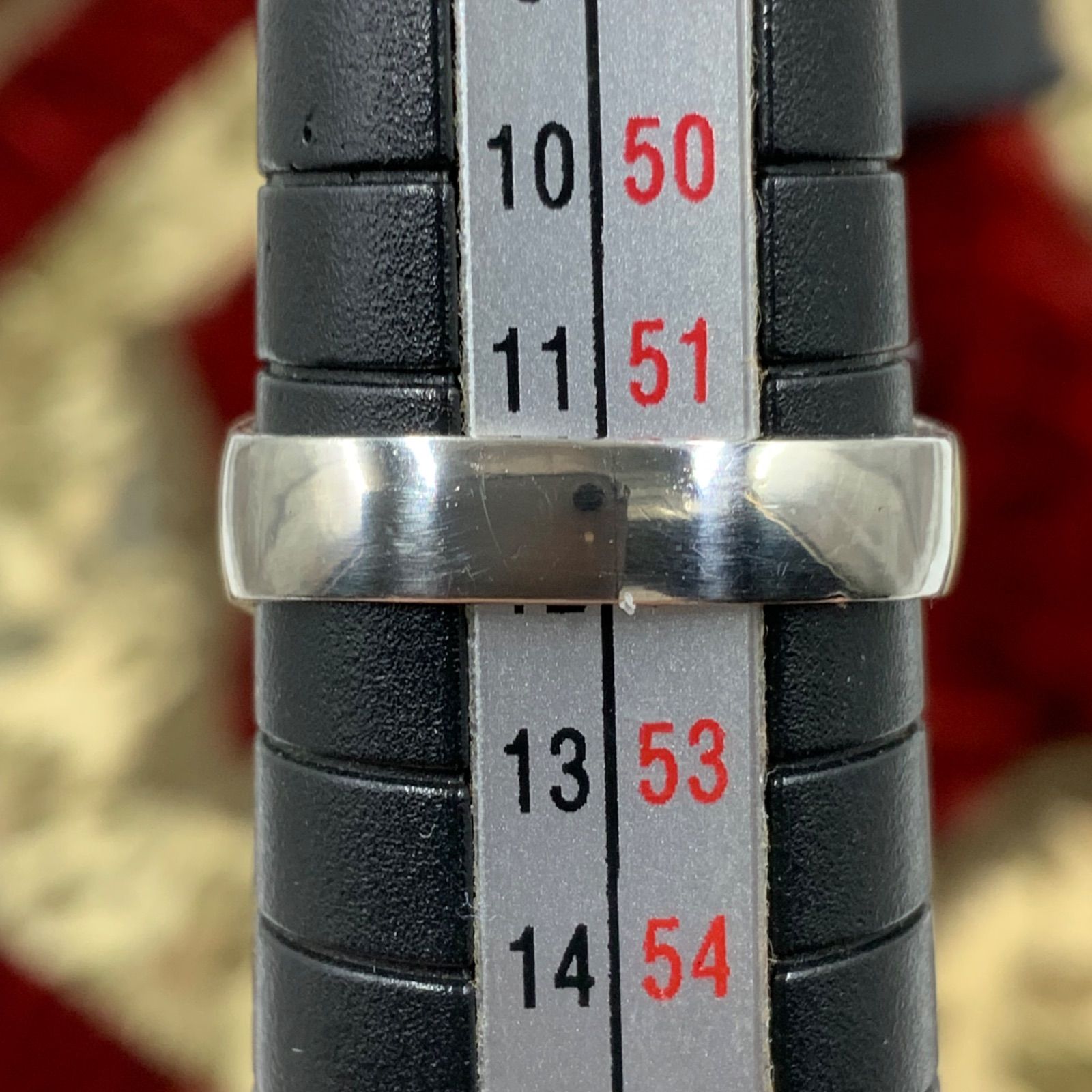  Pt 850 印台 ダイヤモンドリング 8.7 g 0.17 ct 約12号 リング 指輪 アクセサリー