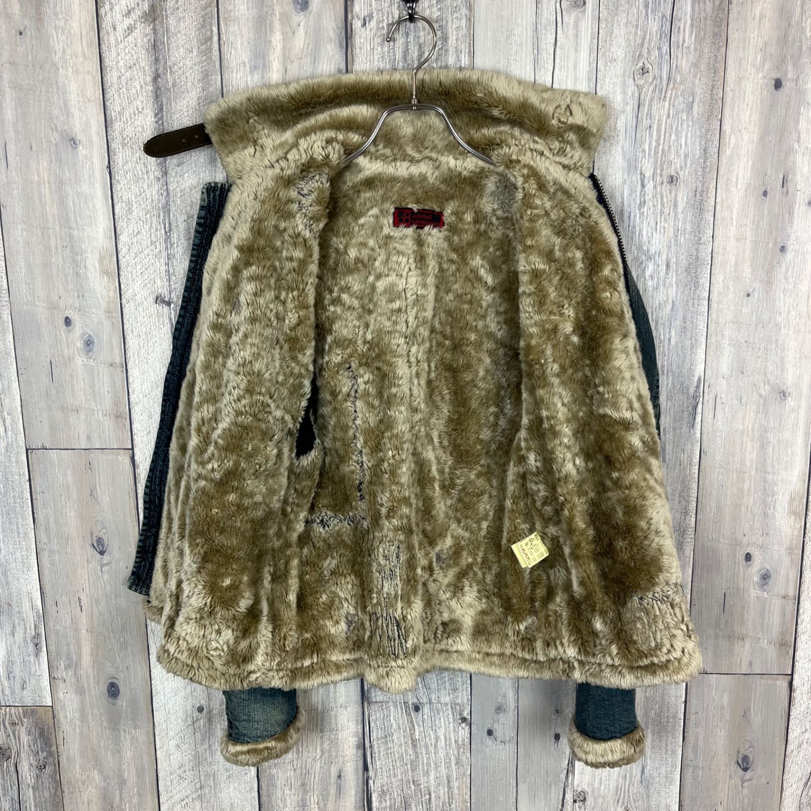 Johnbull ジョンブル repair denim jacket B-3 大戦モデル 裏地ファー
